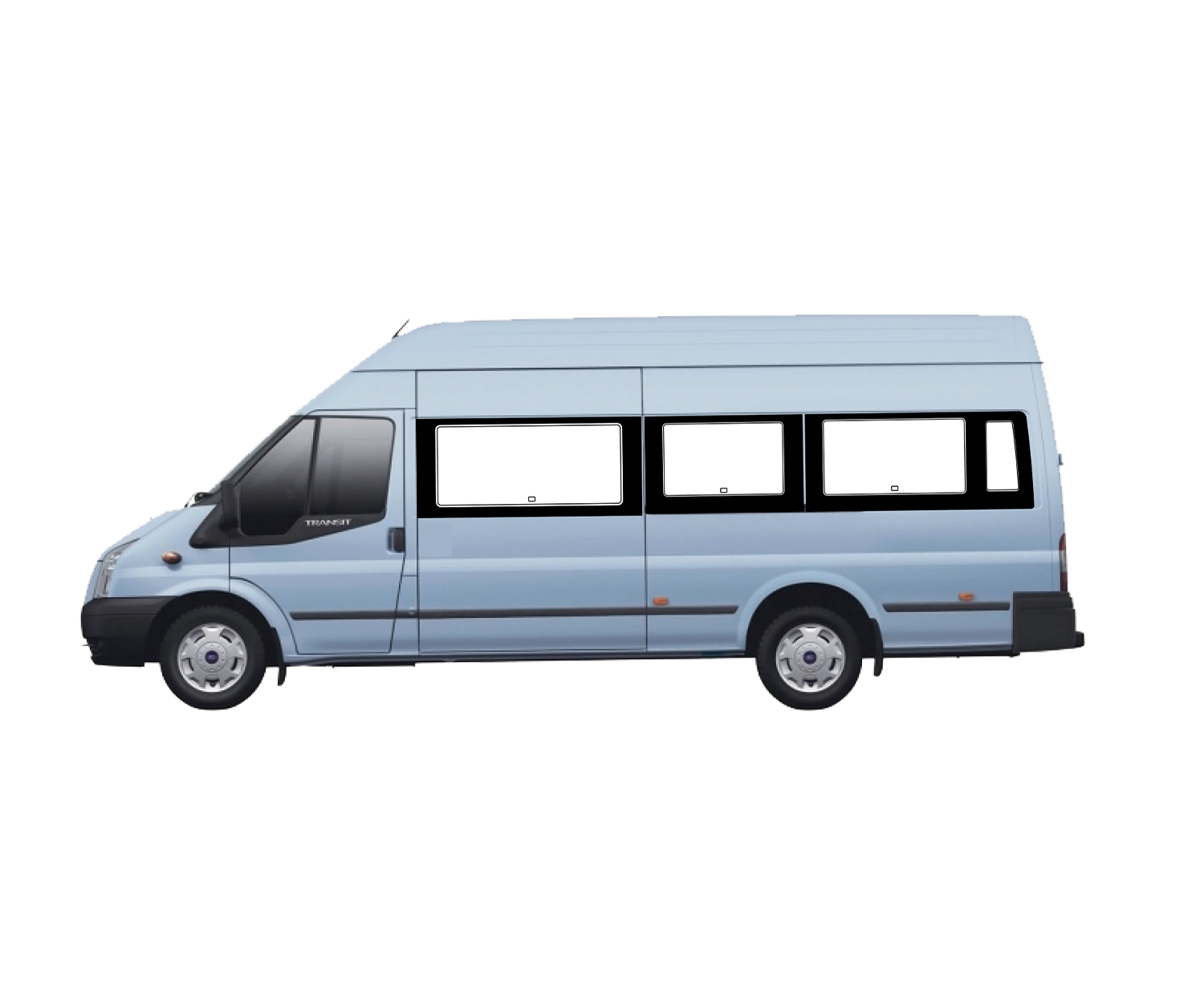 FORD TRANSIT T16 JUMBO 2001–2014 VEHICLE SIDE WINDOWS